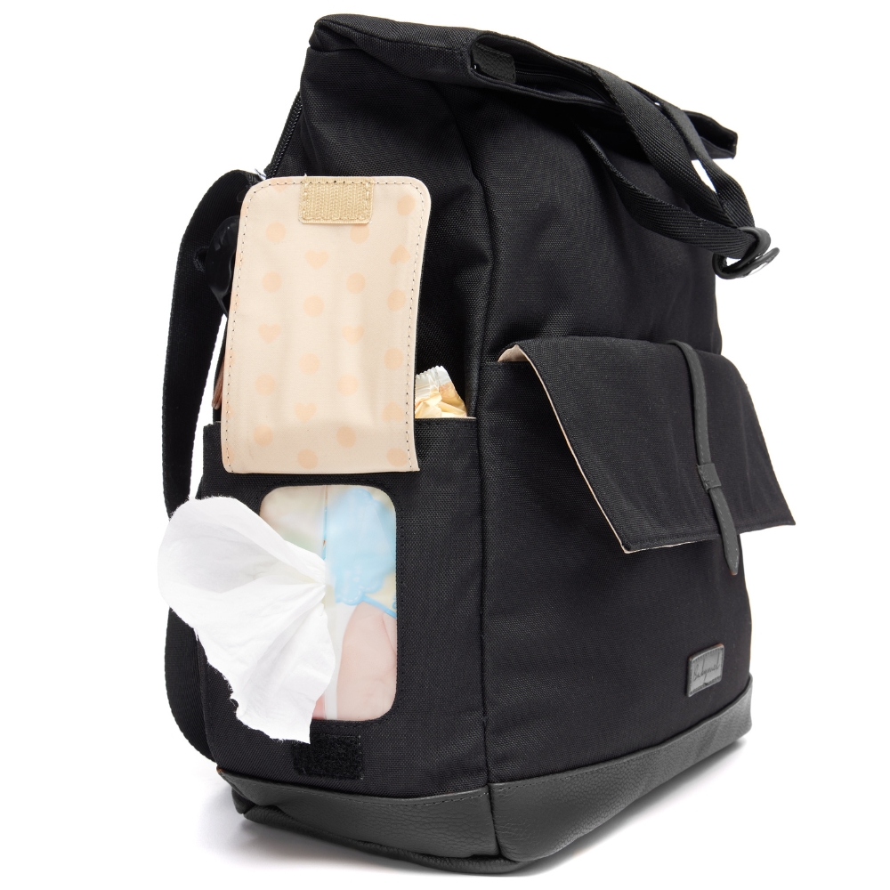 Sac à dos à langer Quinn Eco noir (Babymel) - Image 3