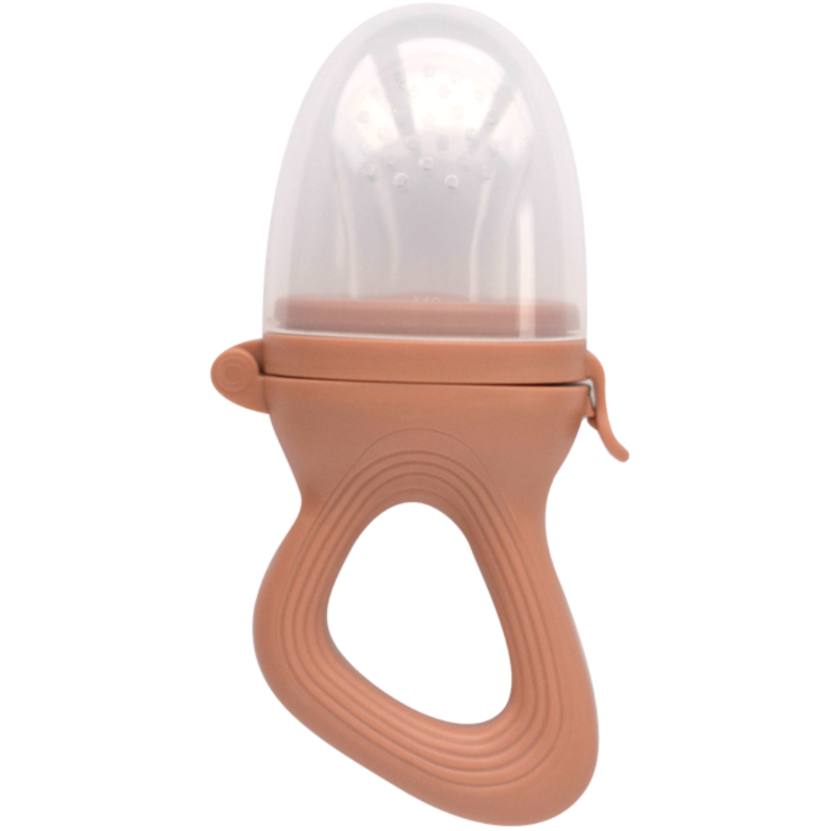 Sucette grignoteuse terracotta avec 4 embouts