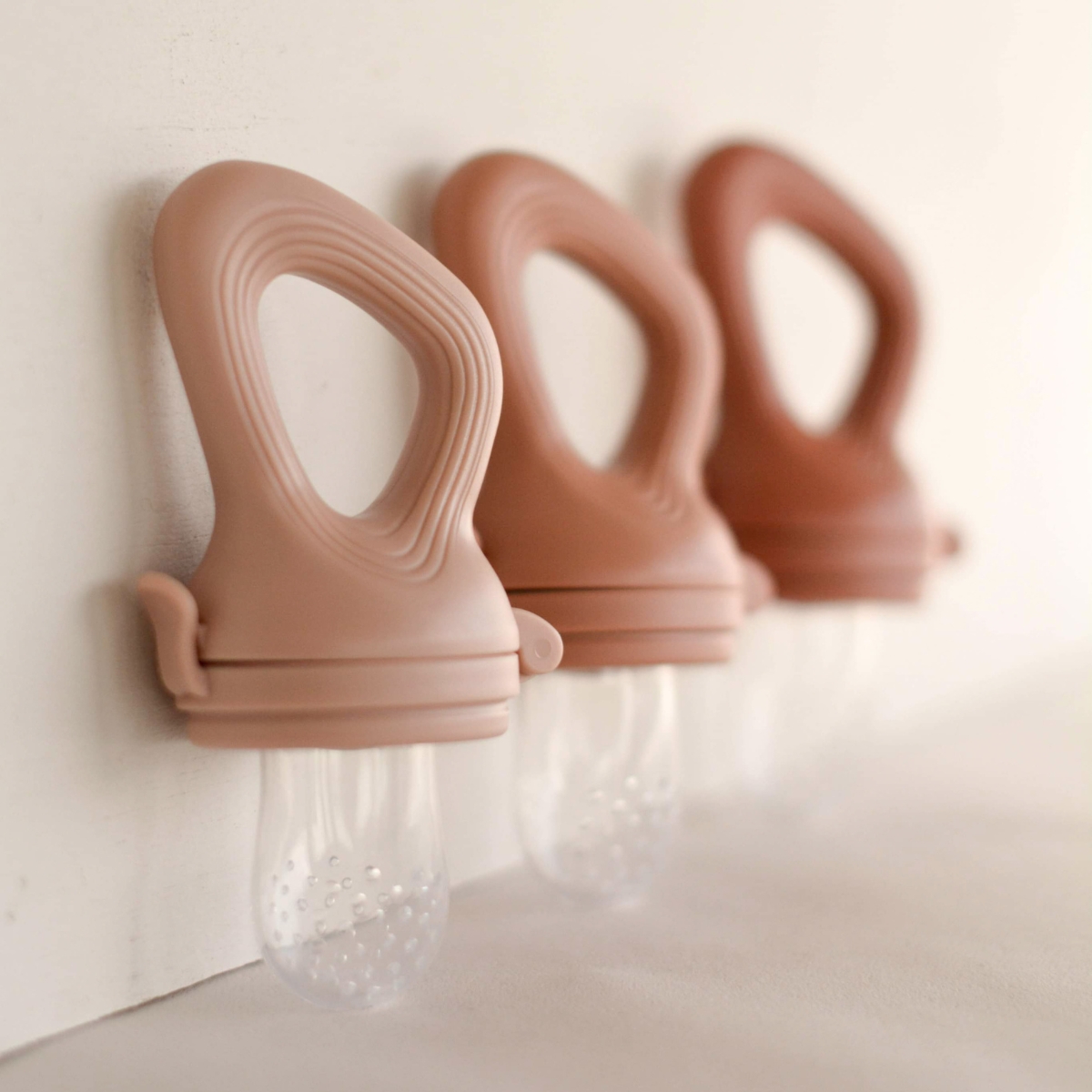 Sucette grignoteuse terracotta avec 4 embouts (Zakuw) - Image 3
