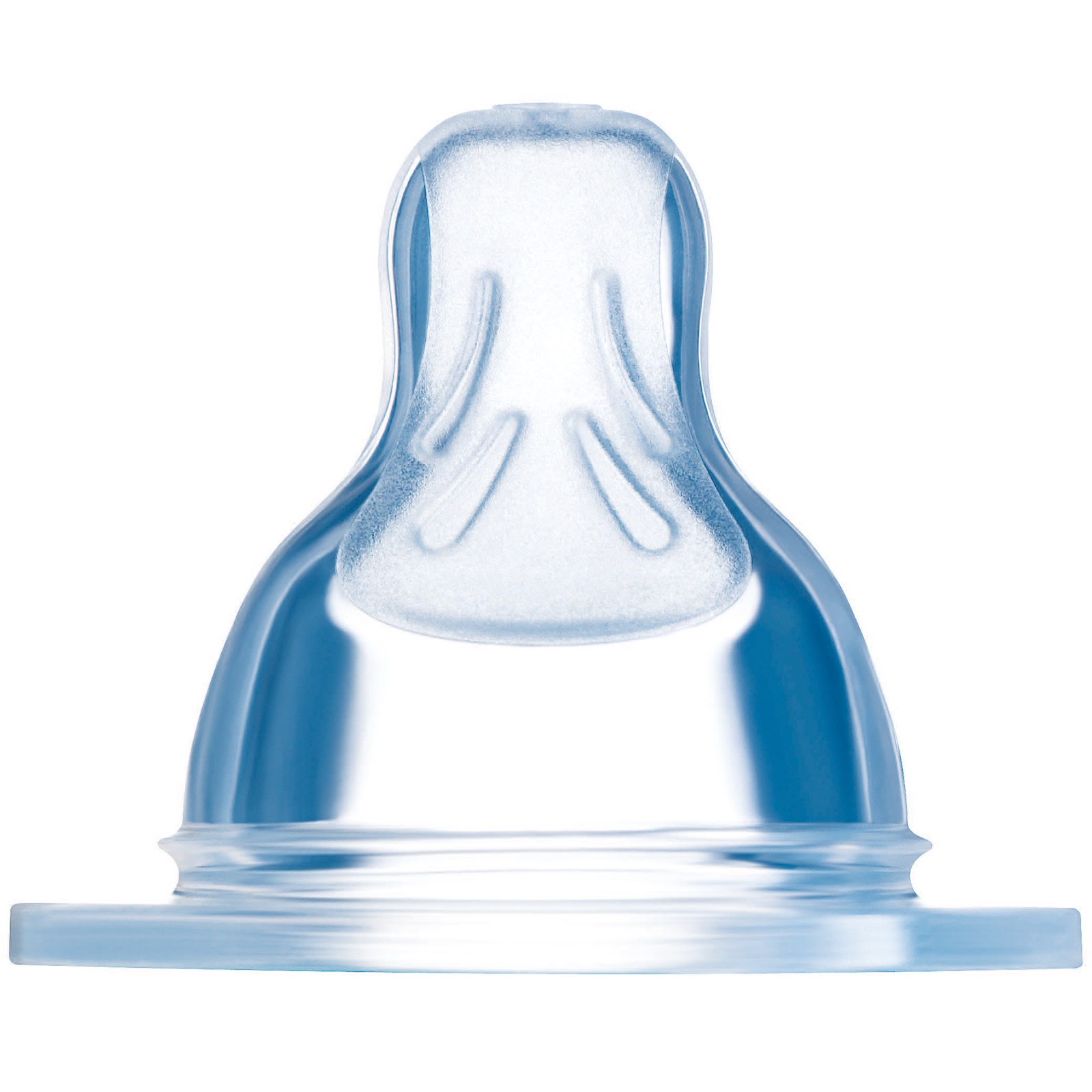 Lot de 2 tétines en silicone débit 2 moyen (2 mois et +) (MAM) - Image 2