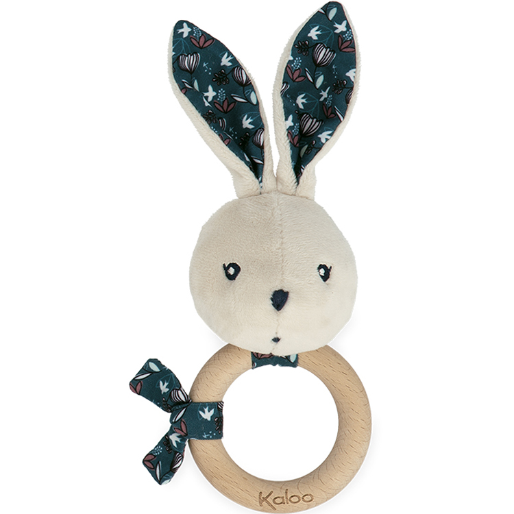 Hochet lapin nature K'doux (12 cm) (Kaloo) - Image 1