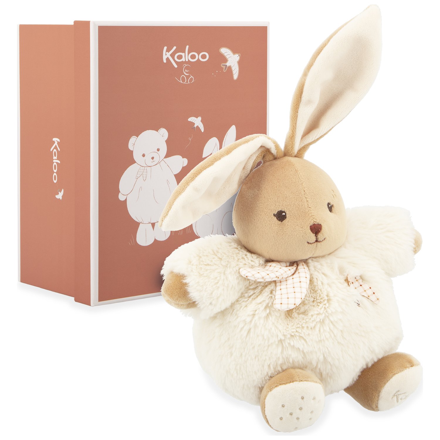 Peluche Patapouf Lapin crème (17 cm) (Kaloo) - Image 7