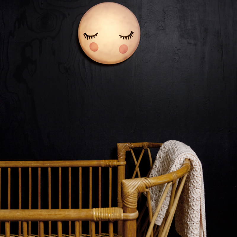 Veilleuse lune Miss Moon (25 cm) (Rose in April) - Image 4