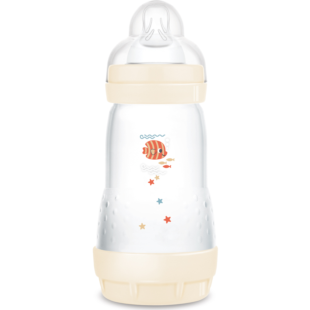 2 biberons Easy Start anti-colique 260ml Menthe+Coton Tétine débit 2 (MAM) - Image 3