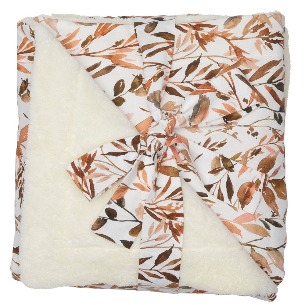 Bb&Co - Couverture polaire Caramel forest (70 x 100 cm)