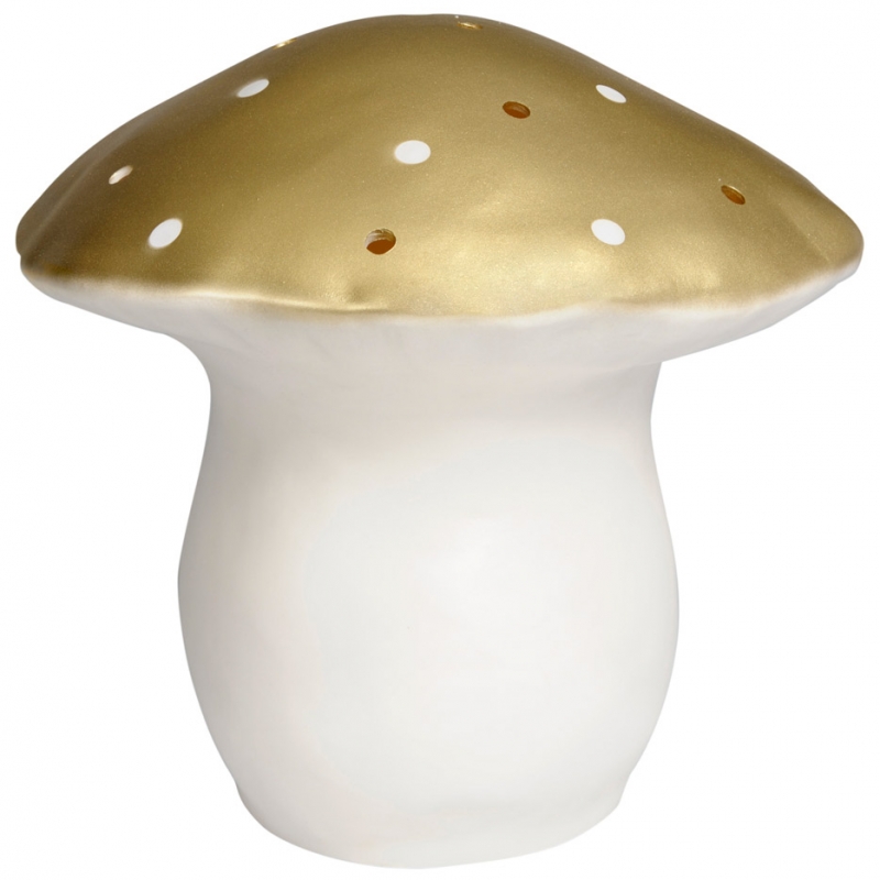 Grande lampe veilleuse champignon Doré (Egmont Toys) - Image 1