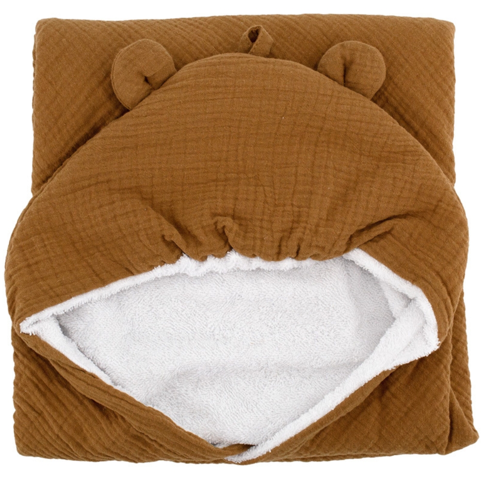Domiva - Cape de bain Boubou caramel (75 x 75 cm)