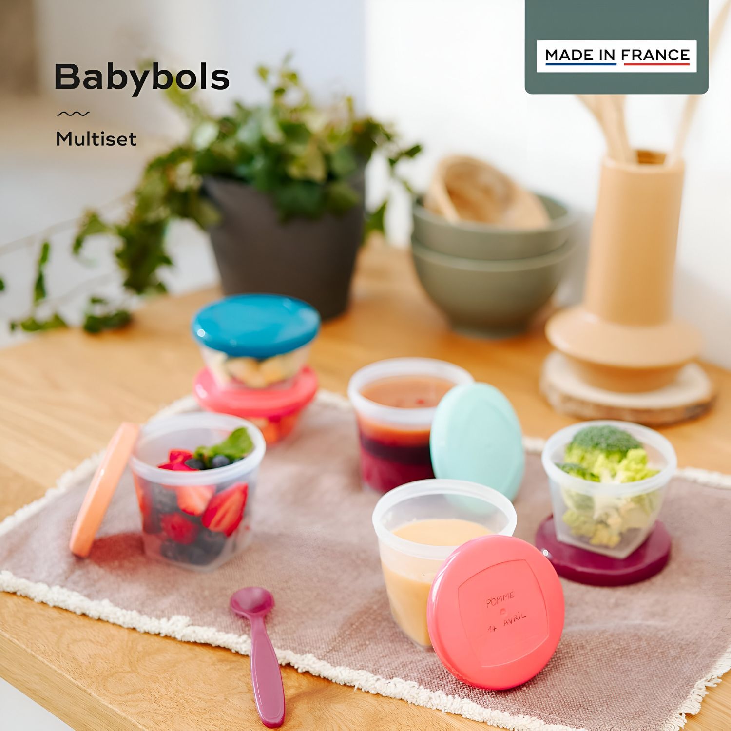 Set Babybols et cuillères souples (Babymoov) - Image 1