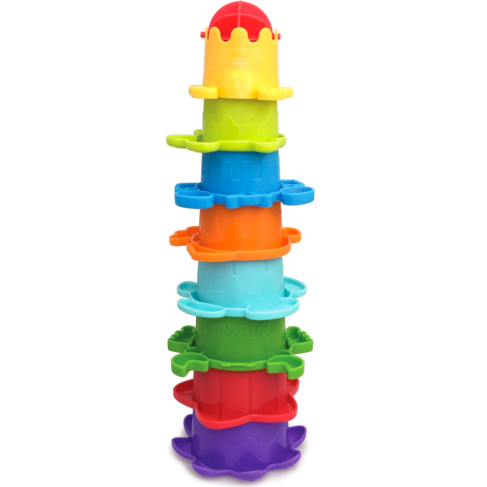 Infantino - Jouet de bain gobelets gigogne (8 pièces)