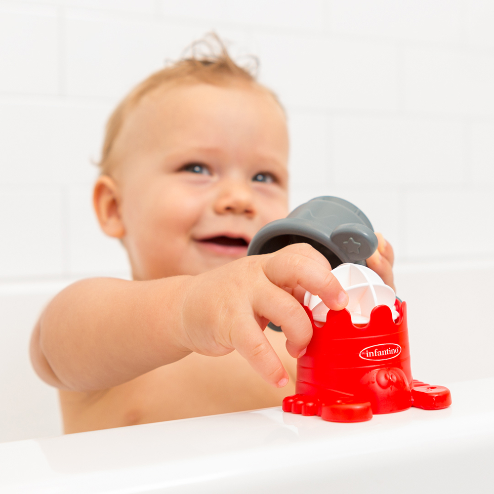 Jouet de bain gobelets gigogne (8 pièces) (Infantino) - Image 3