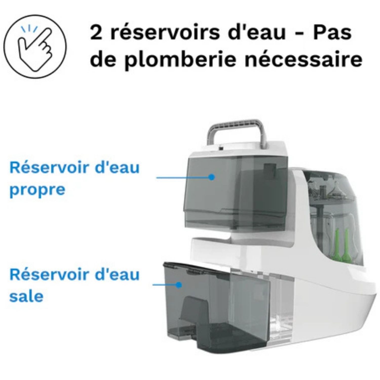 Stérilisateur et sécheur Bottle Washer Pro blanc (babybrezza) - Image 4