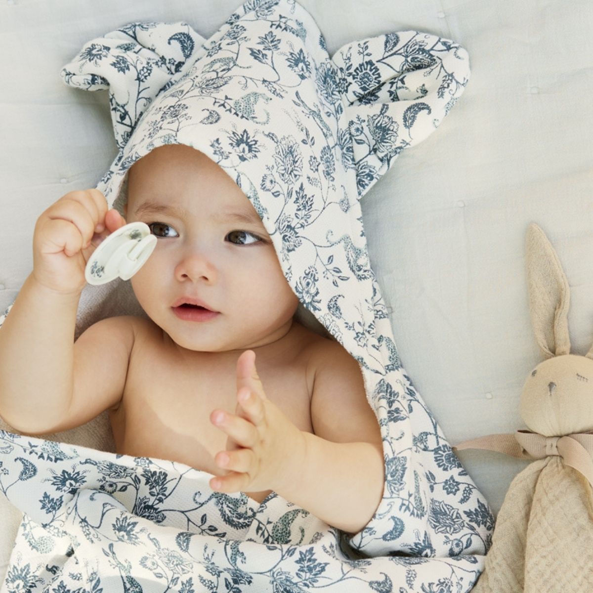 Lot de 2 sucettes Binky Garden Leo Toile (3 mois et +) (Elodie Details) - Image 2