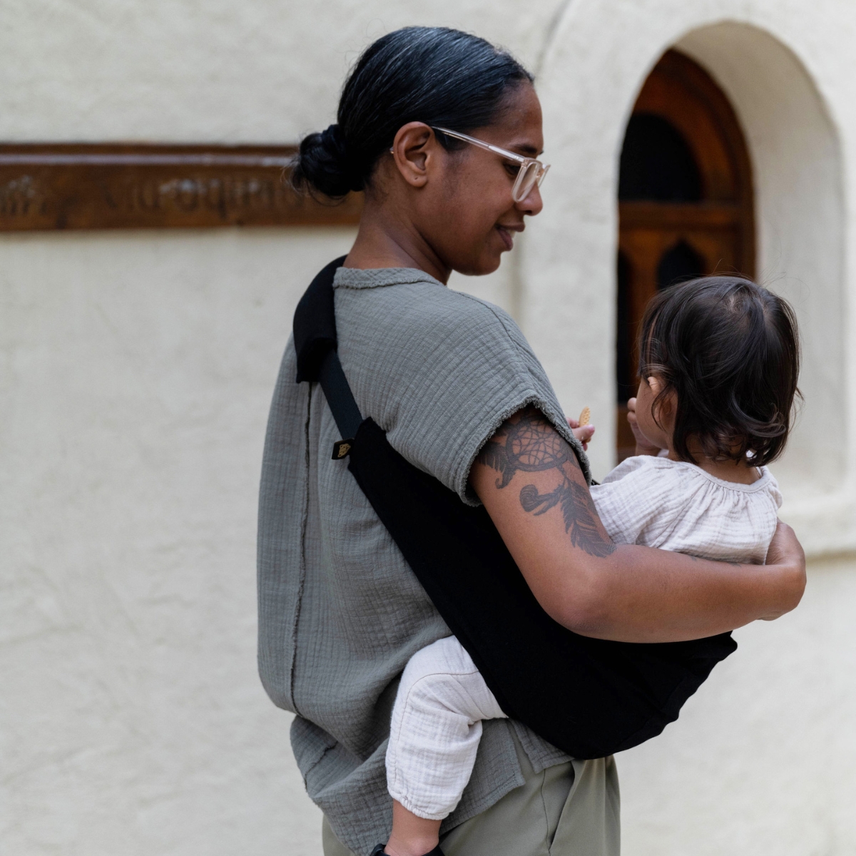 Porte bébé enfant Noir (Wildride) - Image 4