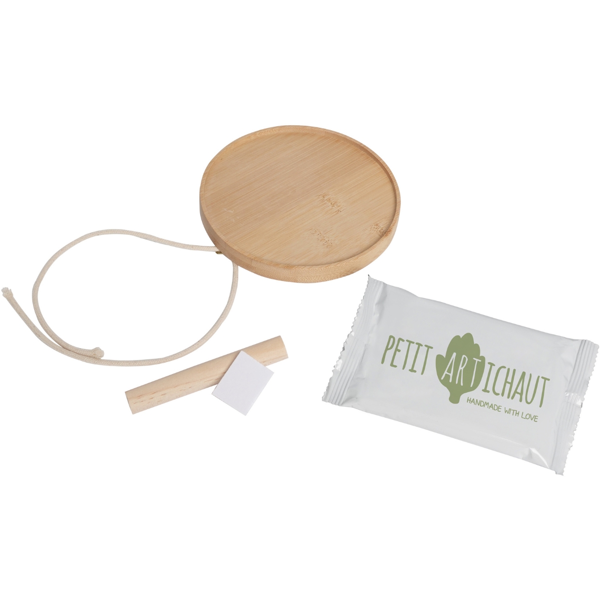 Médaillon empreinte en bois (Petit Artichaut) - Image 6