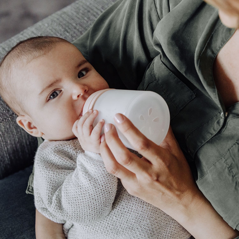 Biberon anti-colique spécial allaitement Zerø.Zerø (180 ml) (Suavinex) - Image 8