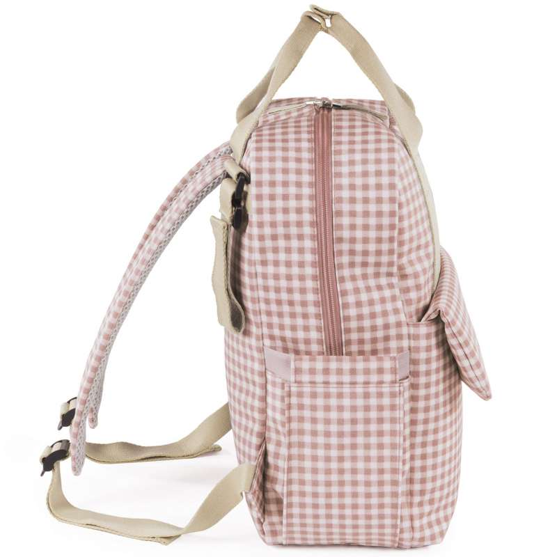 Sac à dos à langer I love Vichy rose (Walking Mum) - Image 6