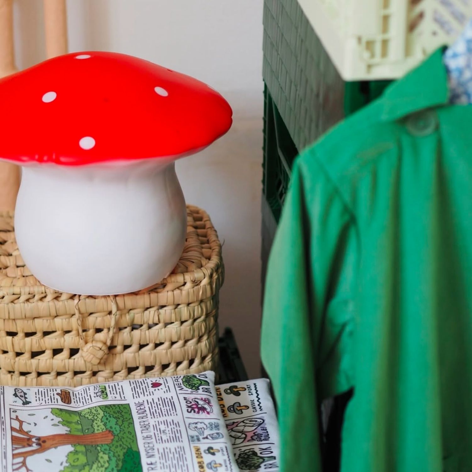 Grande lampe veilleuse champignon Rouge (Egmont Toys) - Image 2