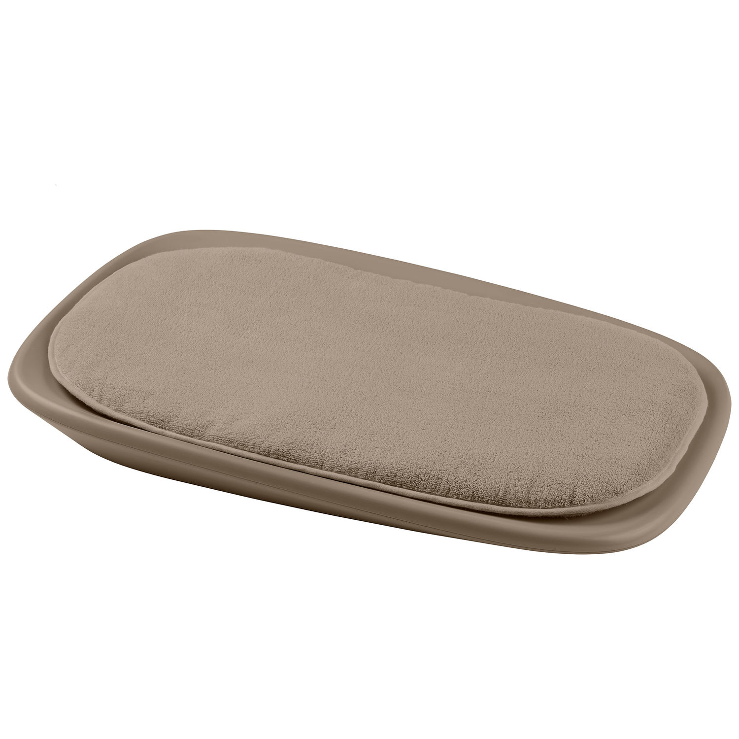 Nattou - Coussin en éponge pour matelas à langer Taupe