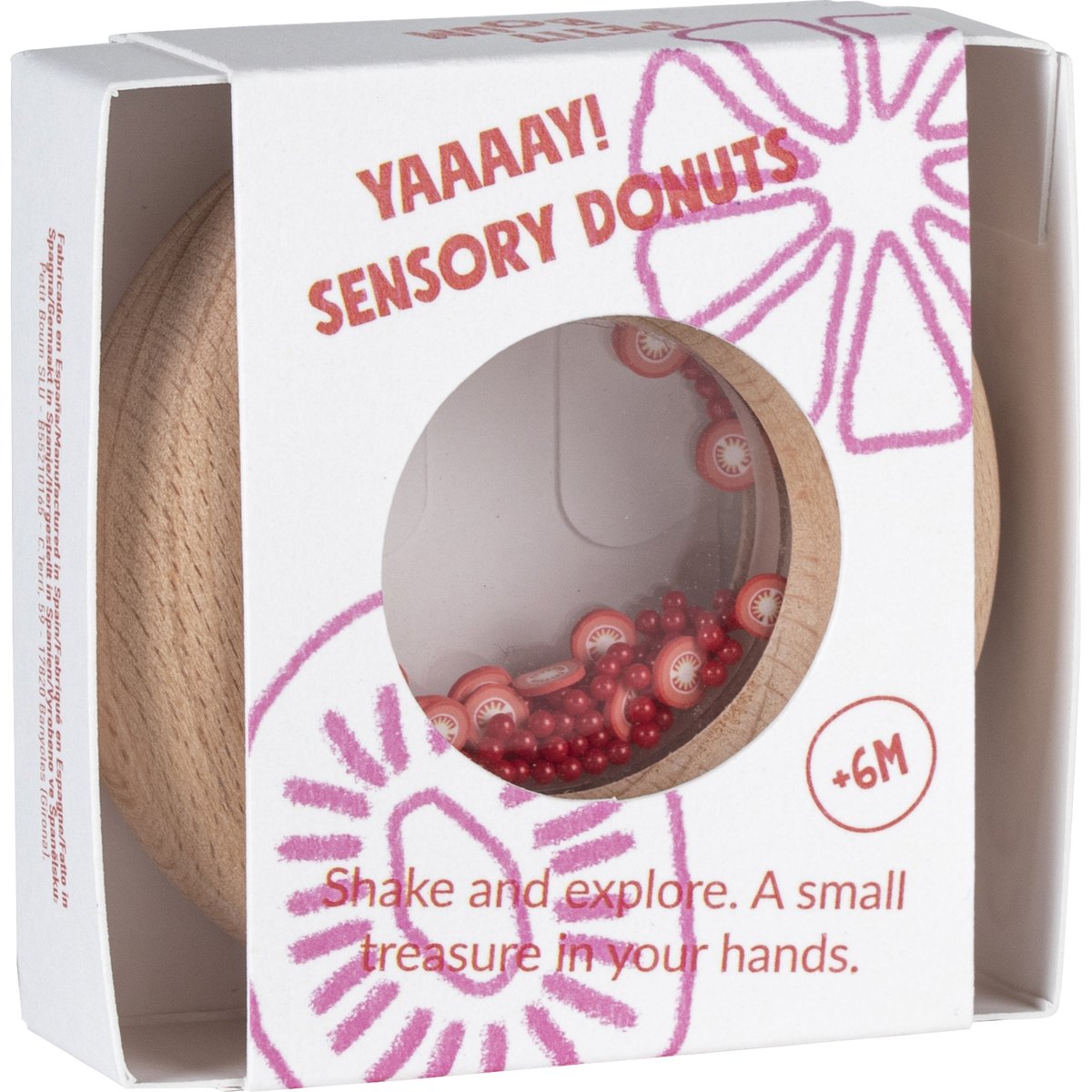 Hochet sensoriel Sensory Donut tomates (Petit Boum) - Image 6