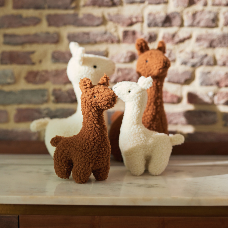 Peluche Lama blanc (20 cm) (Jollein) - Image 2