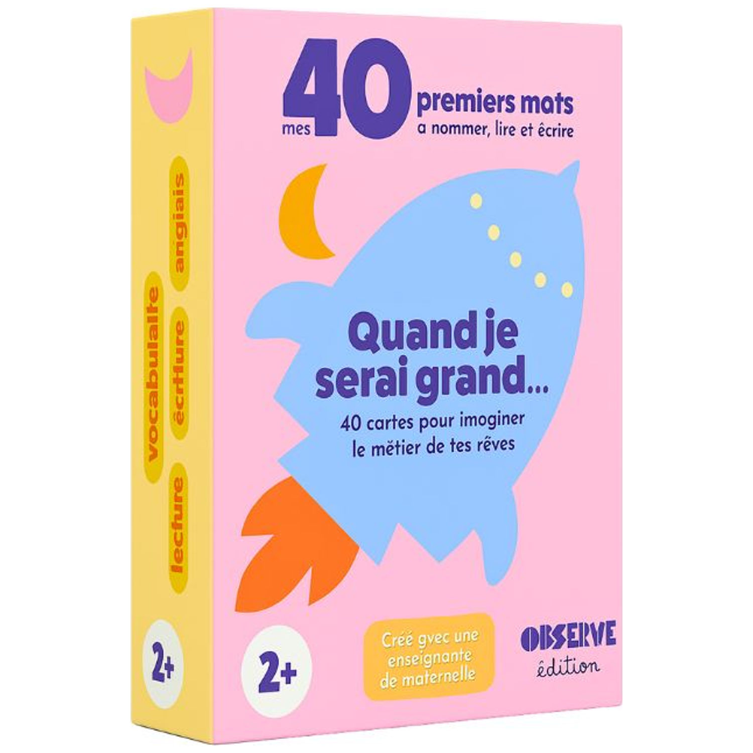 Cartes Flash Métiers (40 cartes photos et mots) (Observe Édition) - Image 3