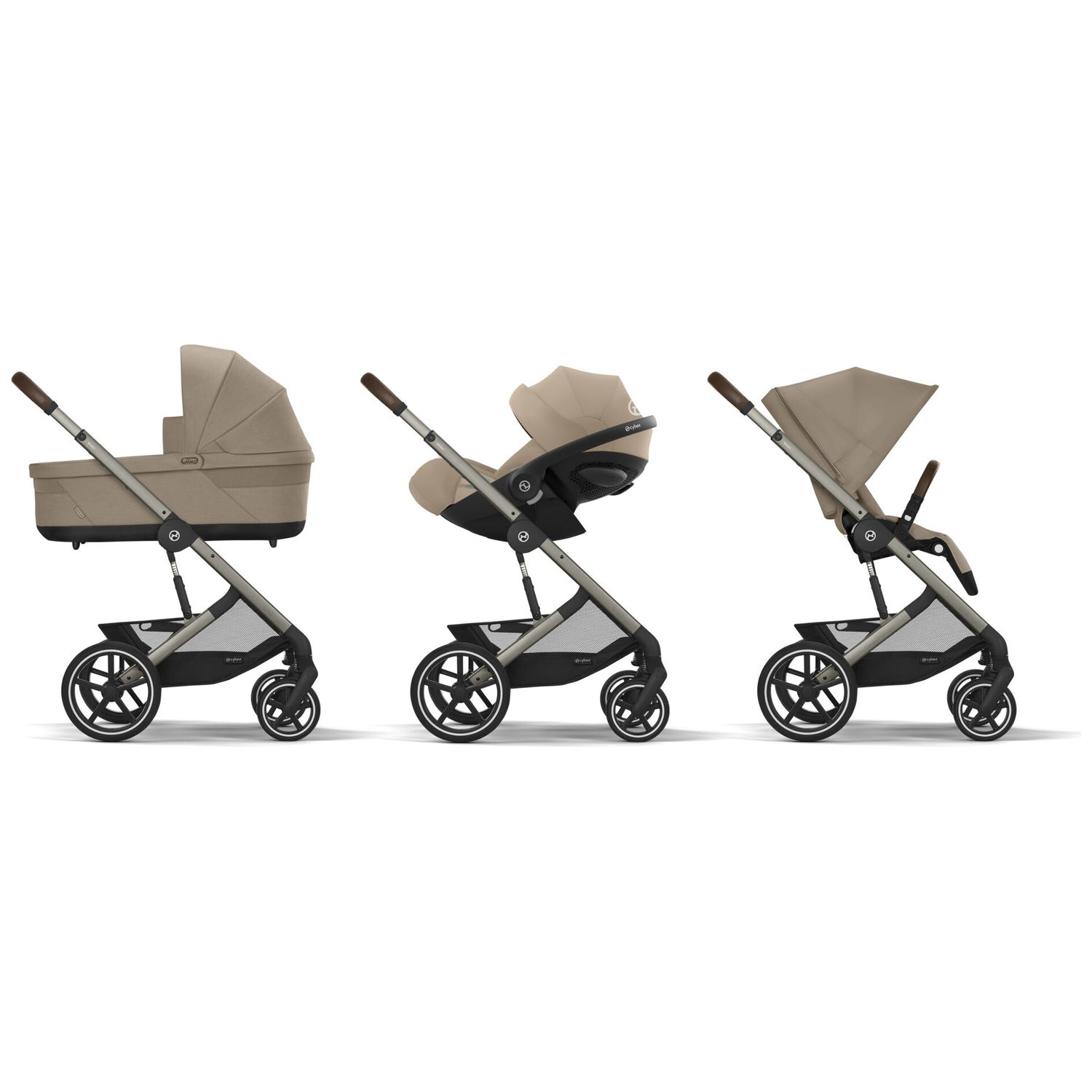 Poussette tout-terrain Balios S Lux Almond Beige (Cybex) - Image 2