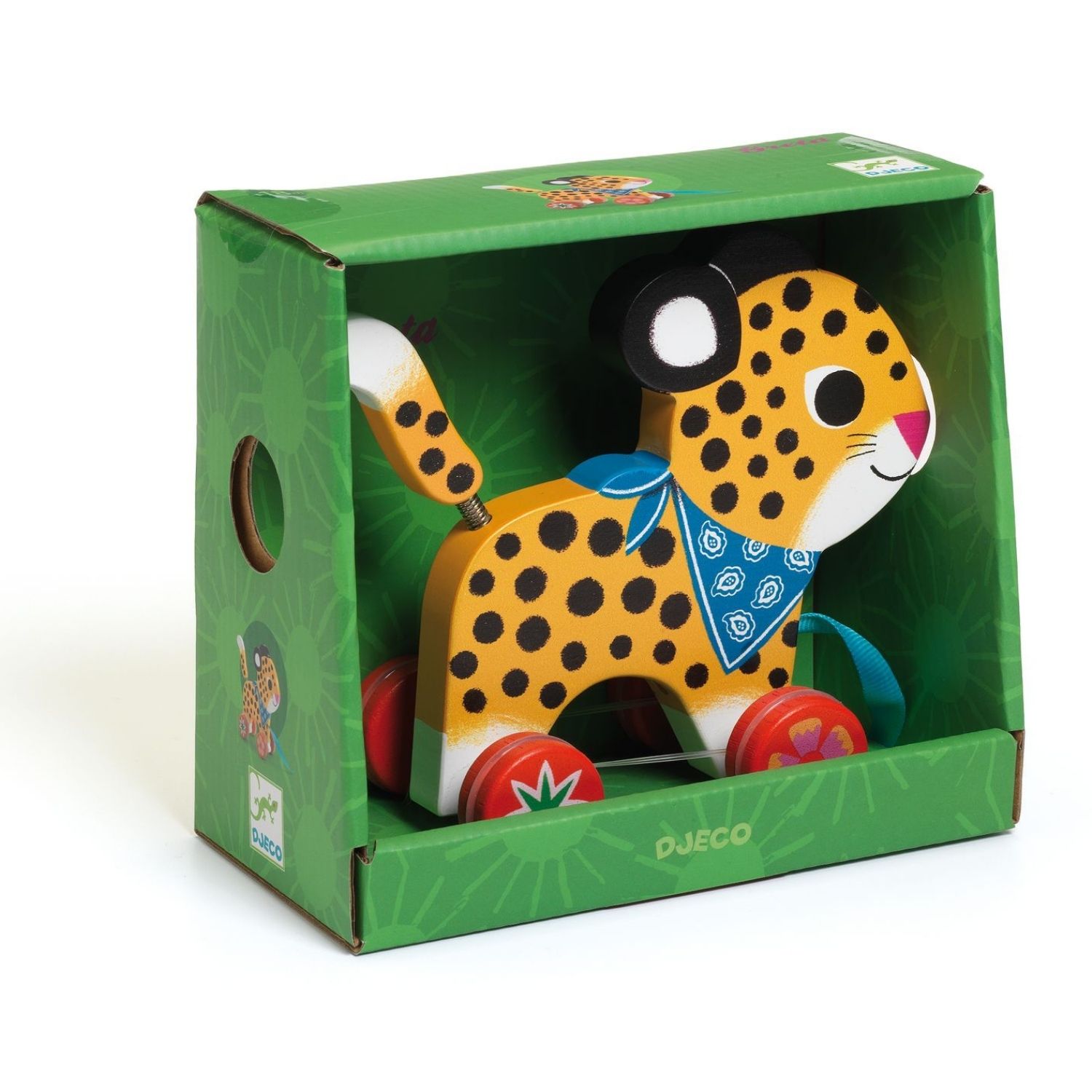 Jouet à tirer Baby couleur Greta (Djeco) - Image 1