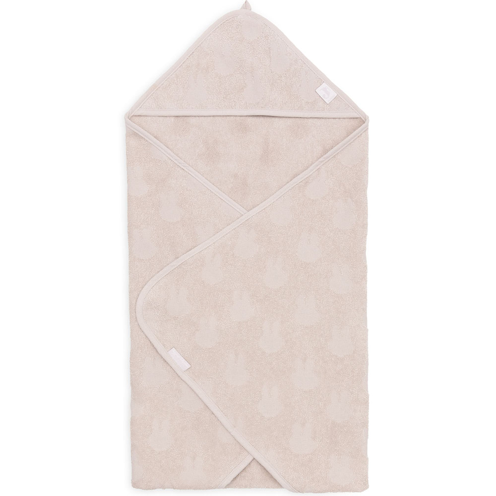 Jollein - Cape de bain Miffy Jacquard Nougat (75 x 75 cm)