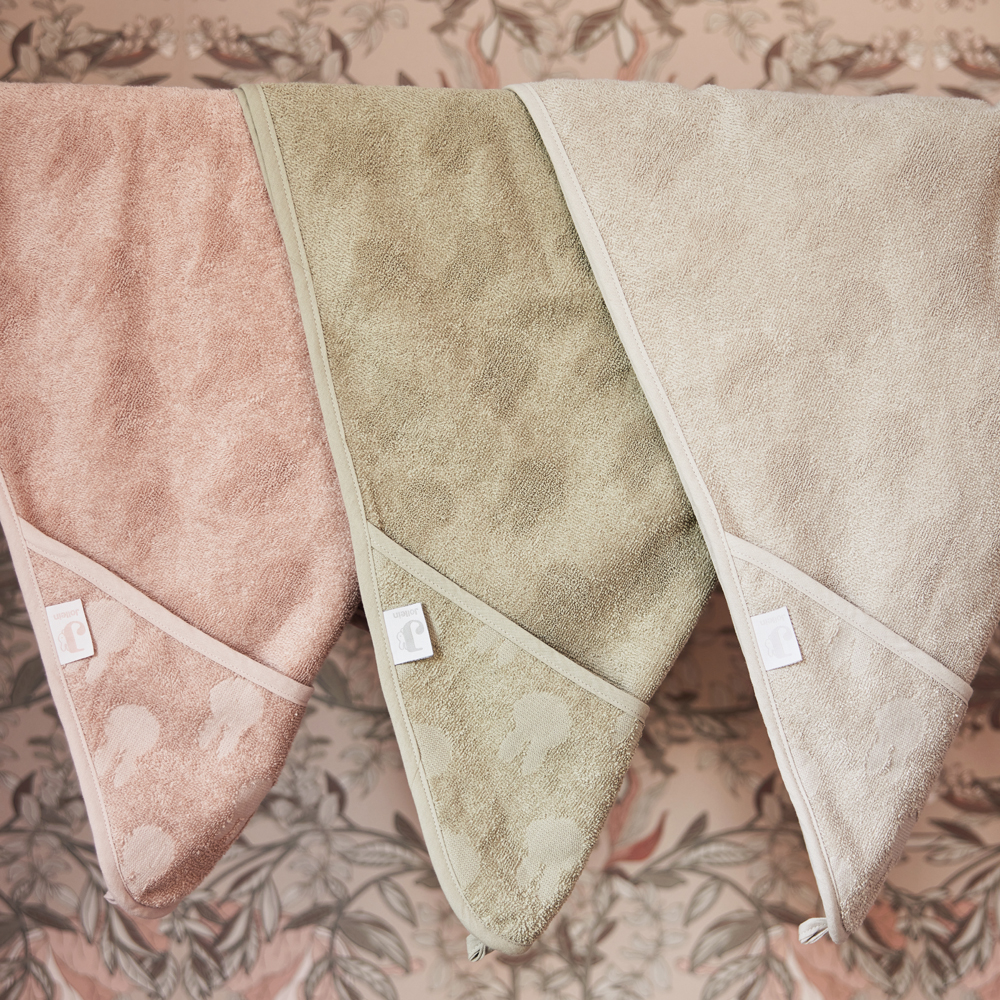 Cape de bain Miffy Jacquard Nougat (75 x 75 cm) (Jollein) - Image 2