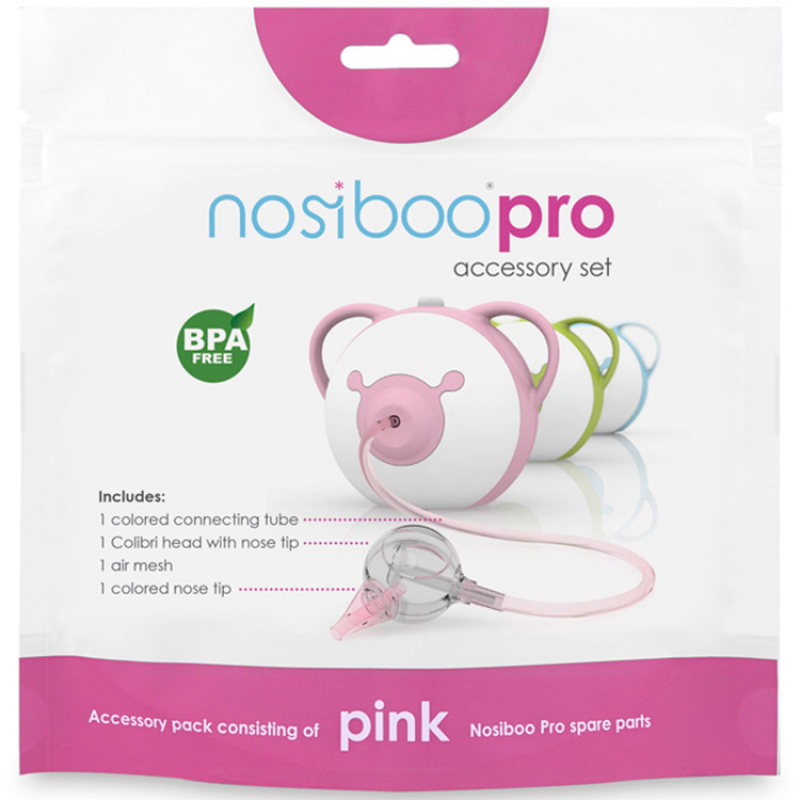 Accessoires pour mouche bébé électrique Nosiboo Pro et Pro 2 rose (Nosiboo) - Image 1