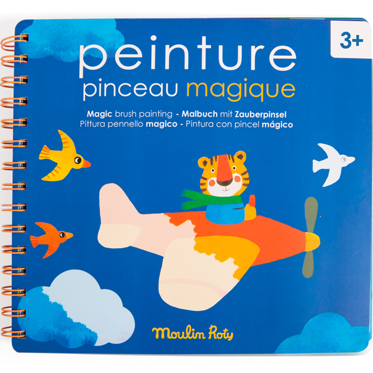 Moulin Roty - Peinture pinceau magique Les Popipop