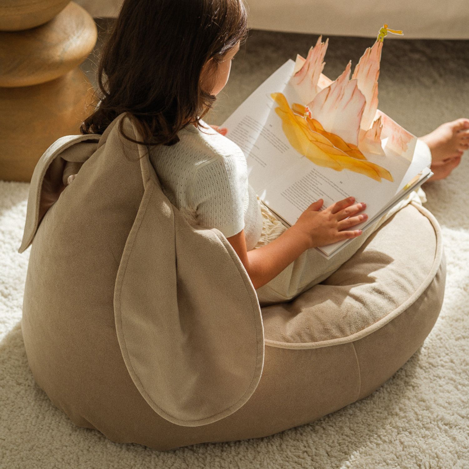 Pouf lapin Dusty Beige (Wigiwama) - Image 4