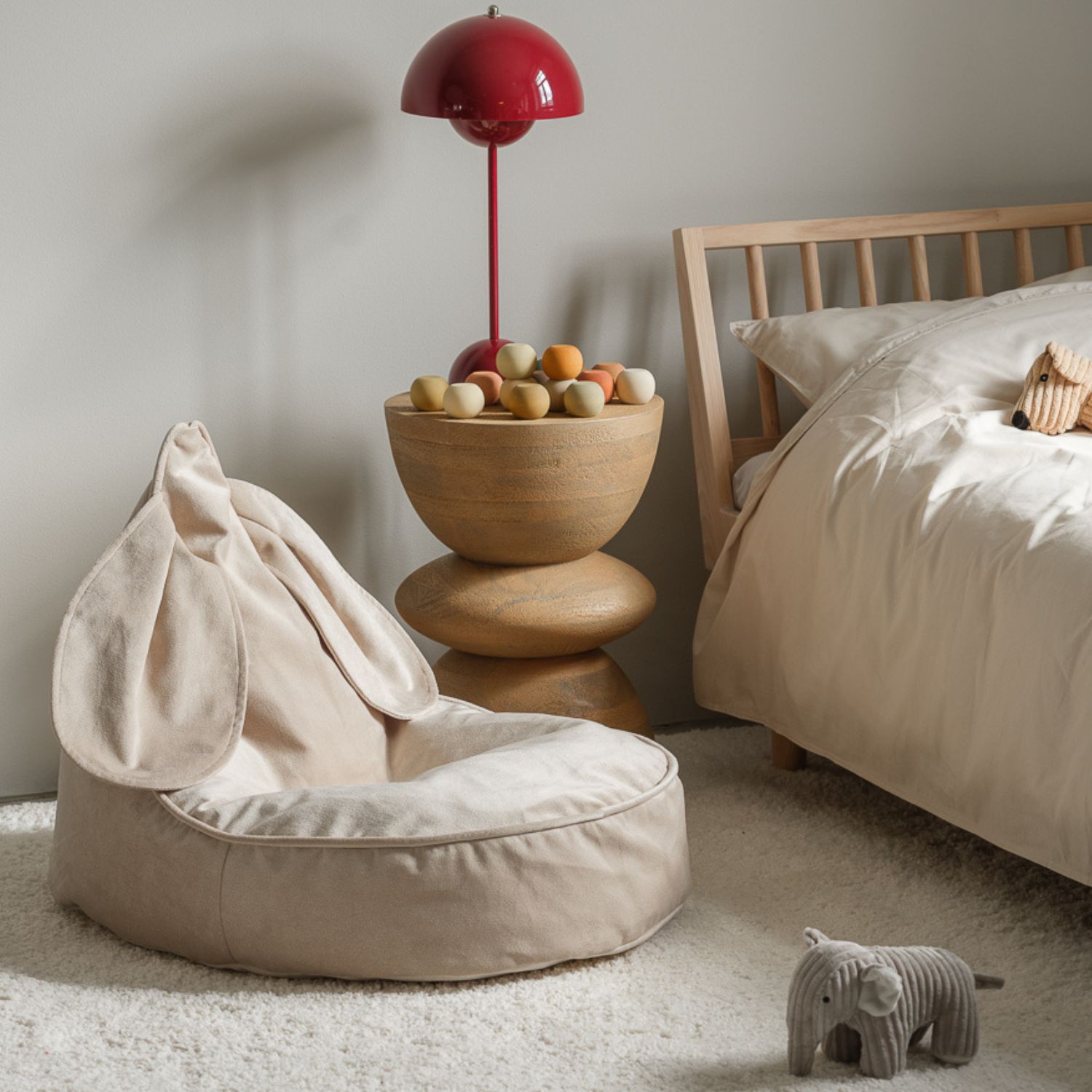 Pouf lapin Dusty Beige (Wigiwama) - Image 5