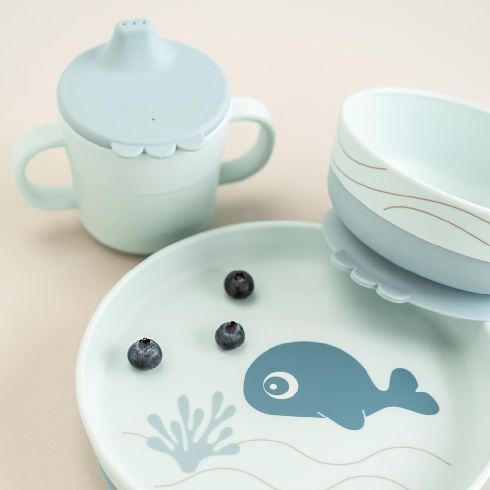 Coffret repas Wally Bleu (3 pièces) (Done by deer) - Image 2