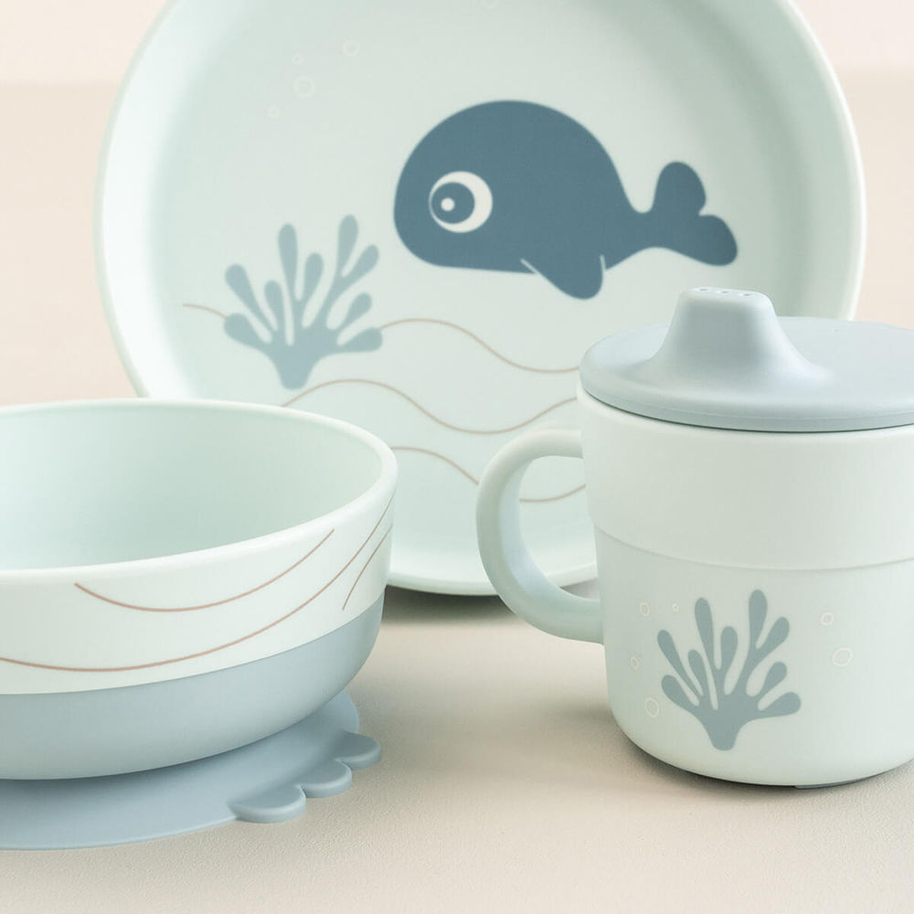 Coffret repas Wally Bleu (3 pièces) (Done by deer) - Image 3