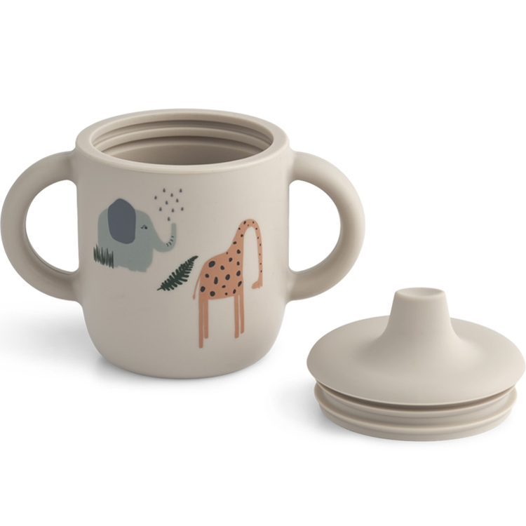 Tasse à bec Neil Safari sandy mix (150 ml) (Liewood) - Image 2
