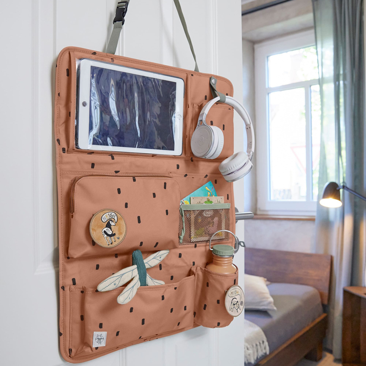 Organiseur de voiture Happy Prints caramel (Lassig) - Image 1