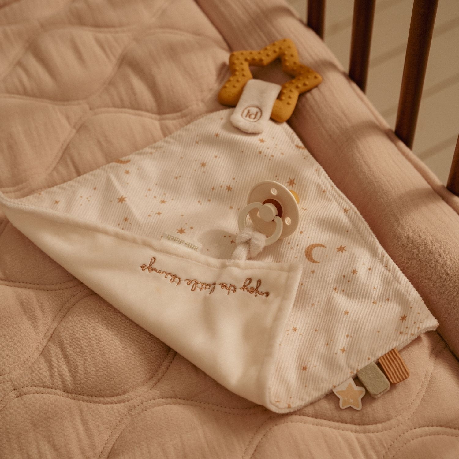 Doudou avec jouet de dentition Newborn (Little Dutch) - Image 5