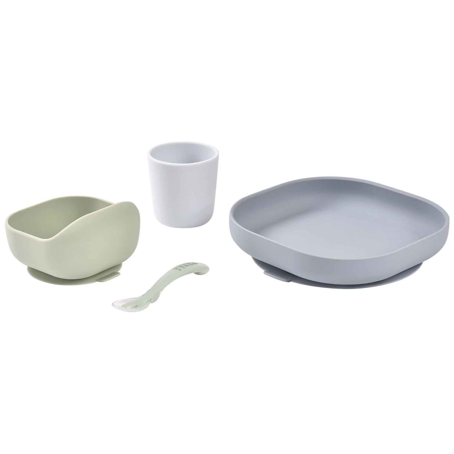 Coffret repas silicone Galet (4 pièces) (Béaba) - Image 5