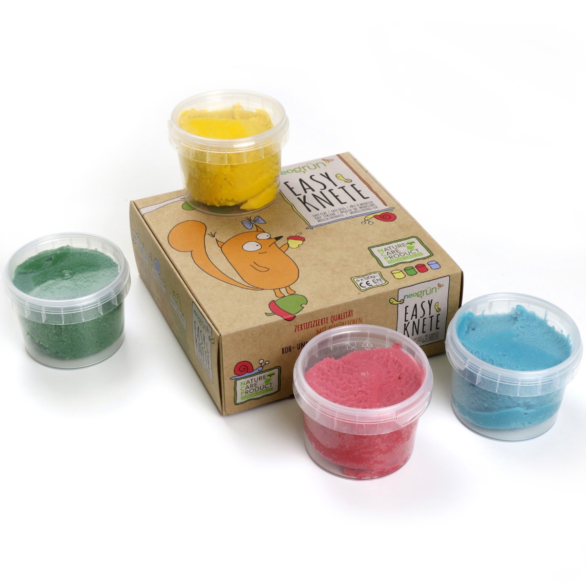 Coffret Yuki pâte à modeler naturelle et vegan (assort. 4 pots) (Neogrün) - Image 7