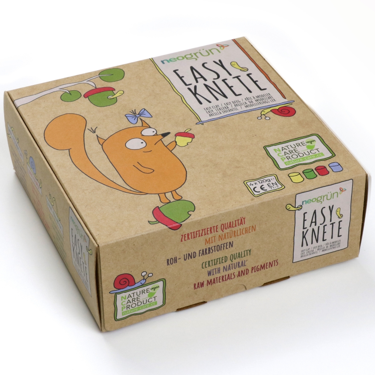 Coffret Yuki pâte à modeler naturelle et vegan (assort. 4 pots) (Neogrün) - Image 8