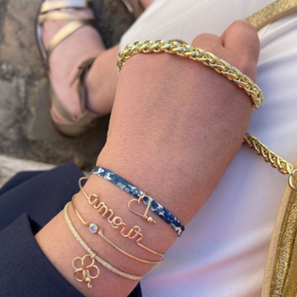 Jonc Amour S (goldfilled jaune 14 carats) (Padam Padam) - Image 2