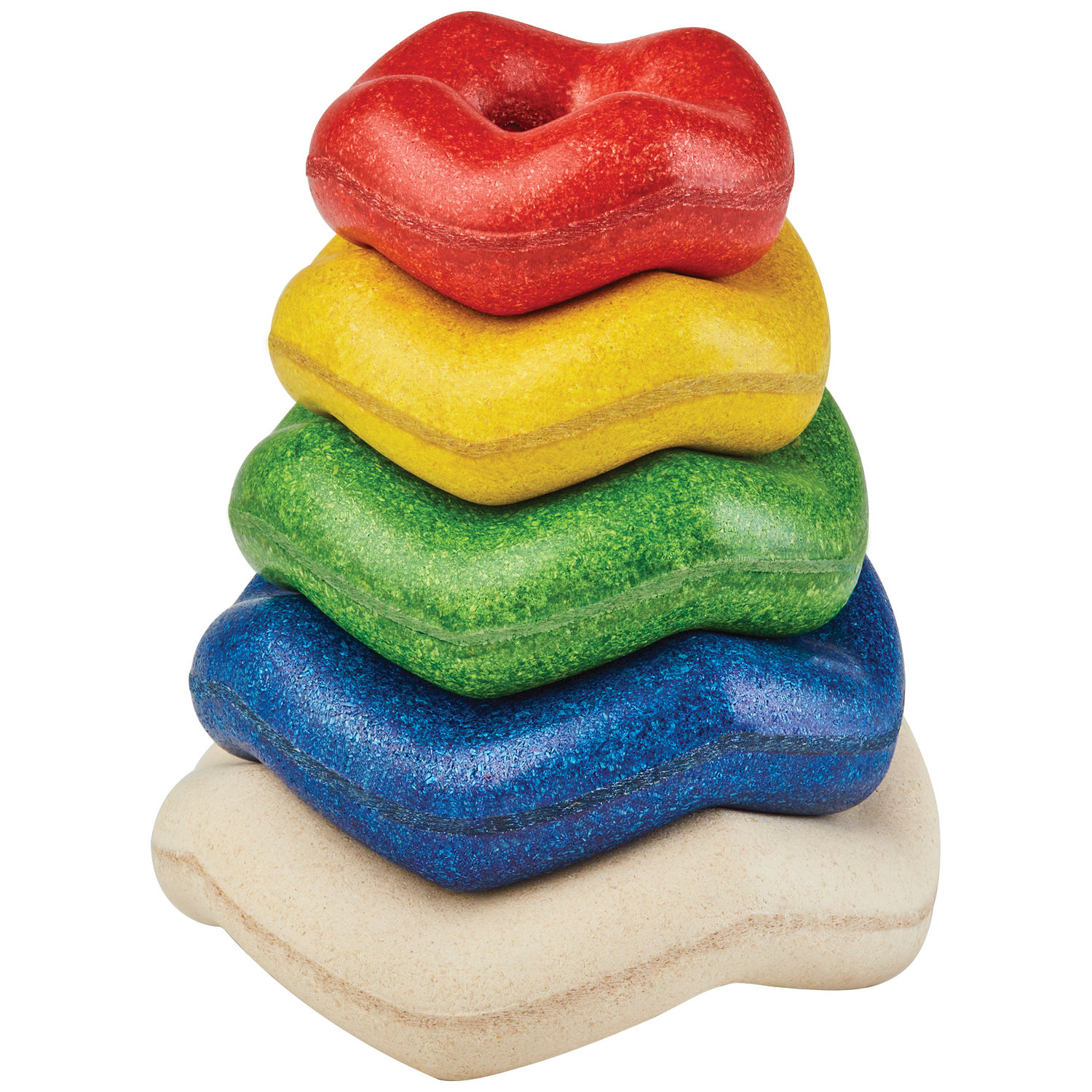 Vagues à empiler (5 pièces) (Plan Toys) - Image 1