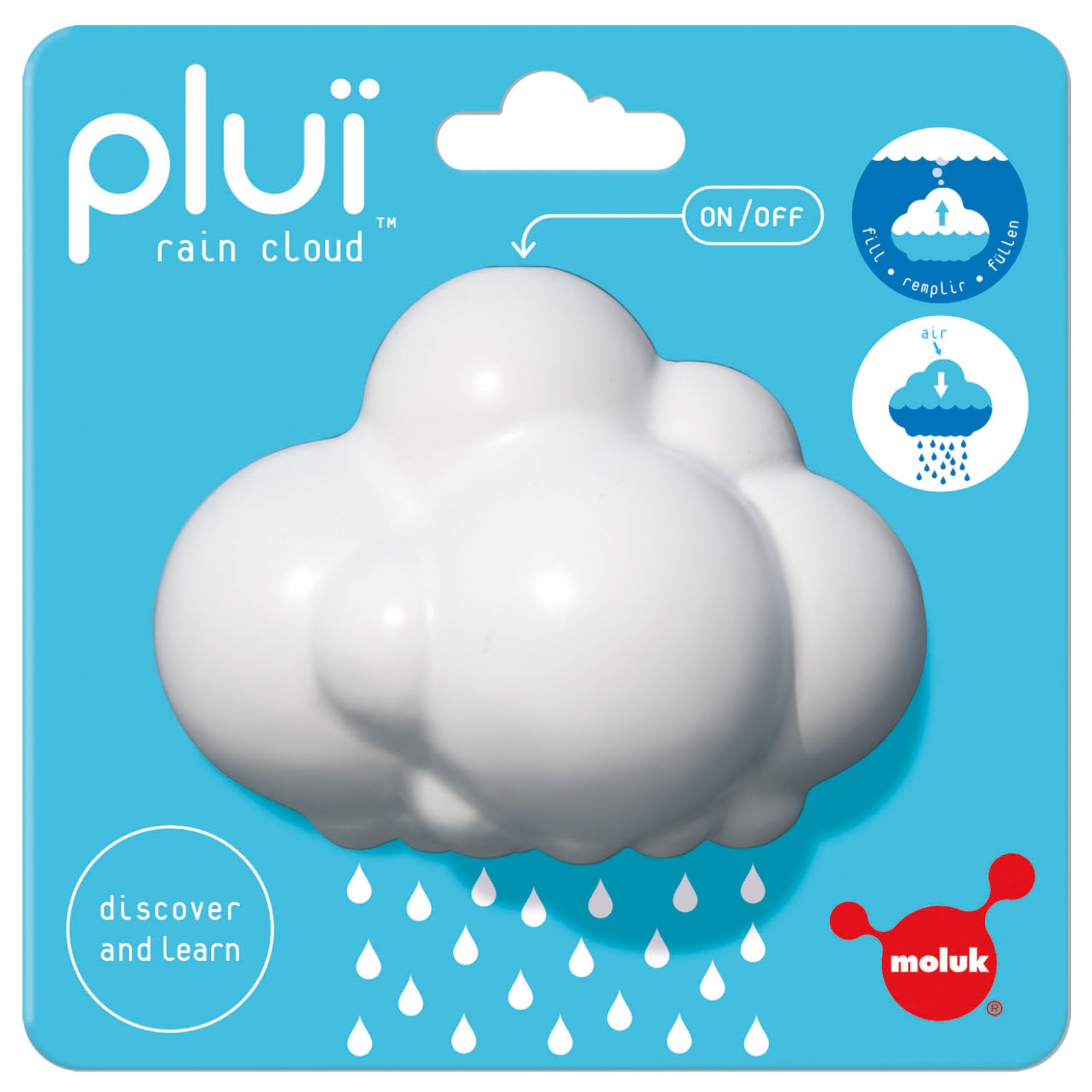 Jouet de bain Nuage de pluie blanc (Pluï) - Image 7