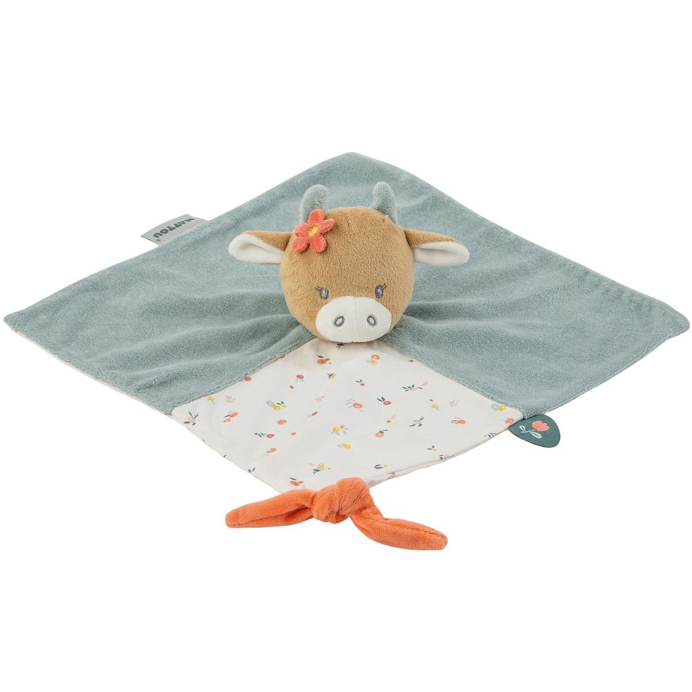 Nattou - Doudou plat Mila vache