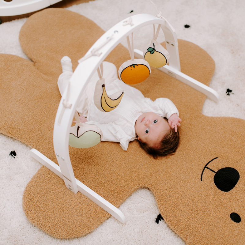 Tapis de jeu Teddy bear ours beige (150 x 109 cm) (Childhome) - Image 2