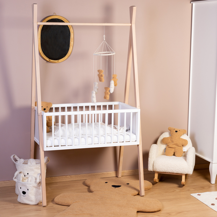 Tapis de jeu Teddy bear ours beige (150 x 109 cm) (Childhome) - Image 8