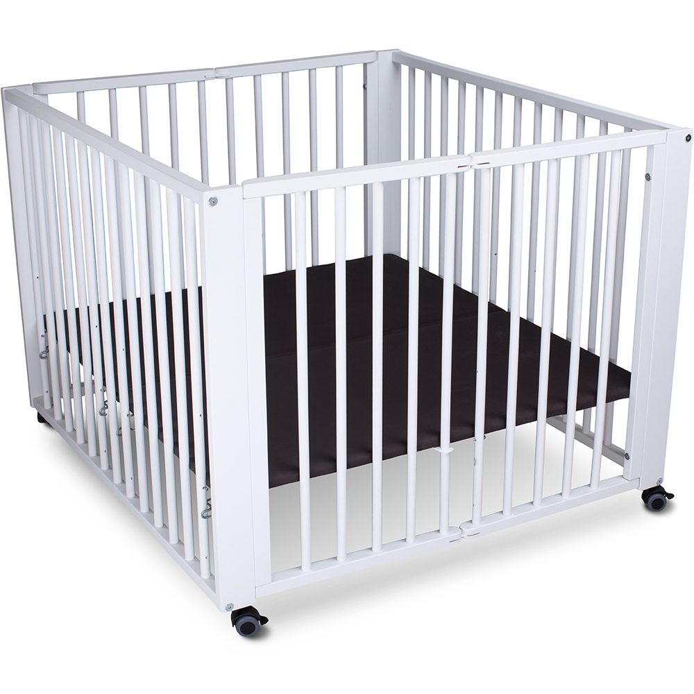 Parc bébé pliant Moritz White (89 x 95 cm) (Tissi) - Image 7
