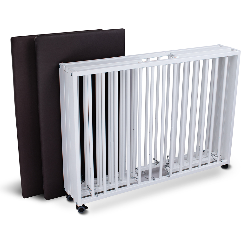 Parc bébé pliant Moritz White (89 x 95 cm) (Tissi) - Image 9