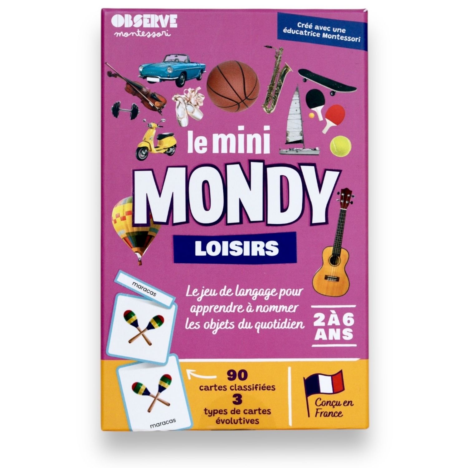 Observe Édition - Coffret Mini Mondy (jeu de langage autour des loisirs)
